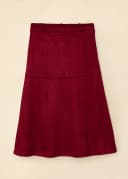 ALINA SKIRT - DEEP RED