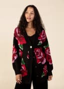 CHRISTY CARDIGAN  - BLACK