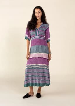 BIANCHETTA DRESS - MAUVE