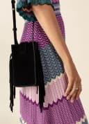 Mini Suede Bag - BLACK