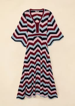 BIANCA DRESS - MULTI BLUE