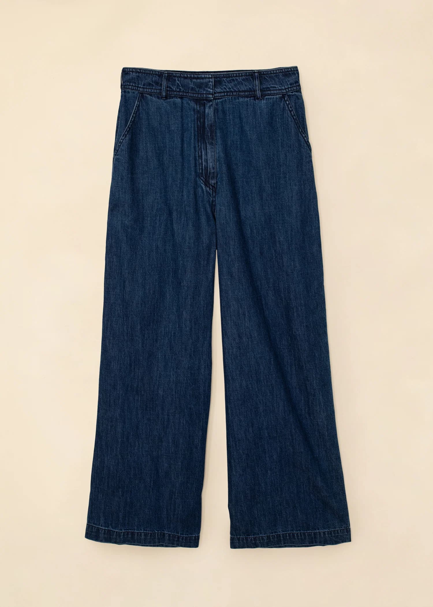 CALLIE Vide jeans i denim - Blå 1 - Indiska
