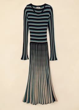 DAHLIA DRESS - MULTI BLUE