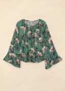 DOLLIE LS BLOUSE - GREEN