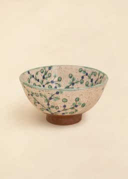KILIIM SOUP BOWL - GRAPEVINE