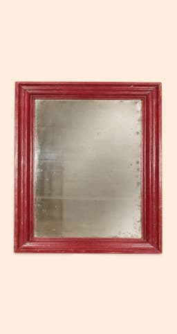 334532 VINTAGE WOOD FRAME - BURGUNDY