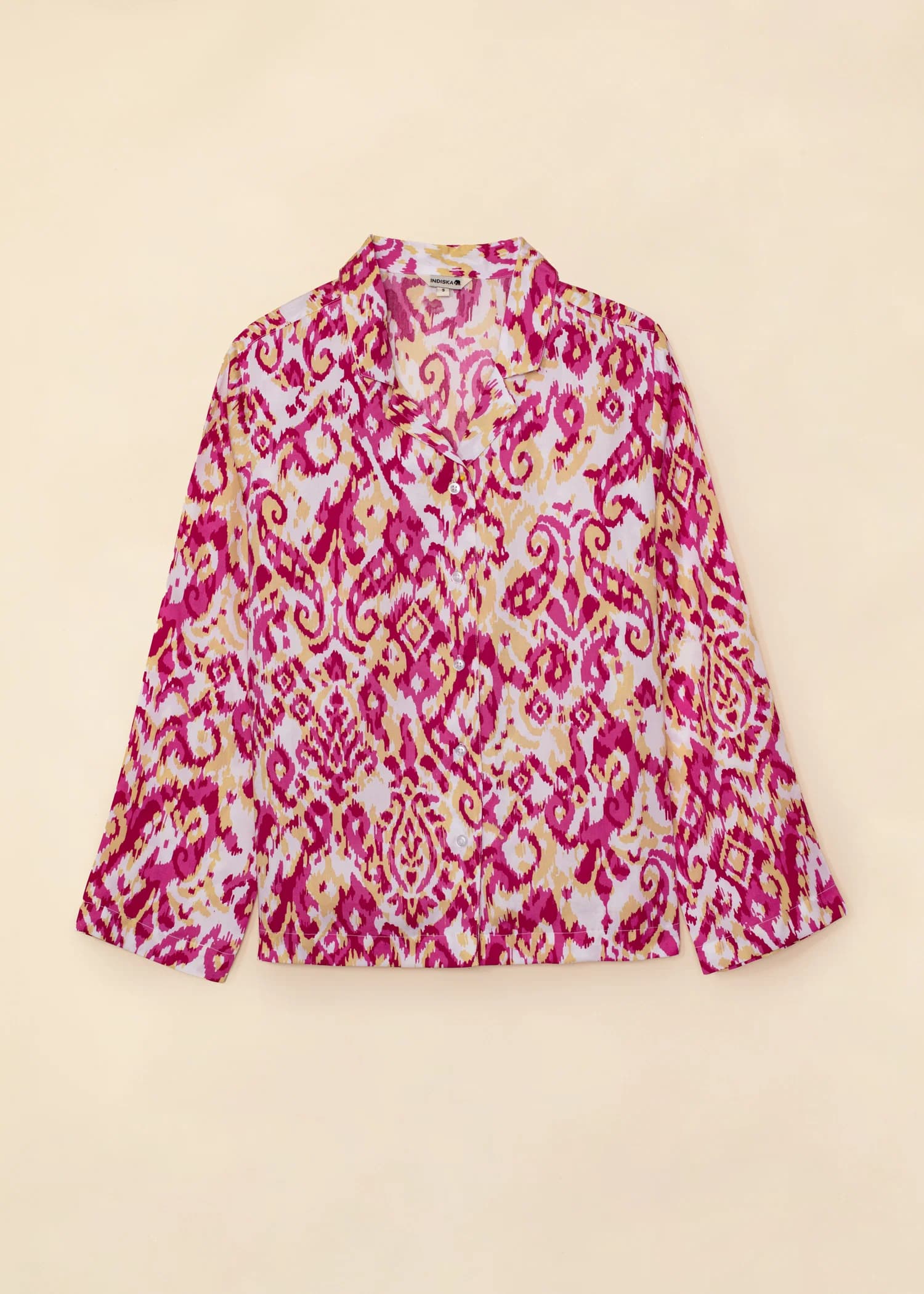 Hazel Pyjamasskjorta i Modal (TENCEL™) - Rosa 6 - Indiska