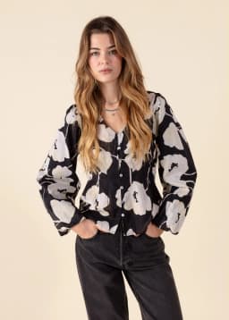 ANNABELLE BLOUSE - BLACK