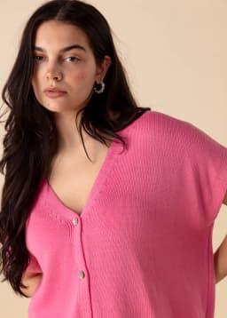 NEFERITI CARDIGAN - PINK