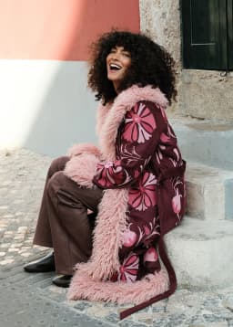 ESMERALDA COAT - BURGUNDY