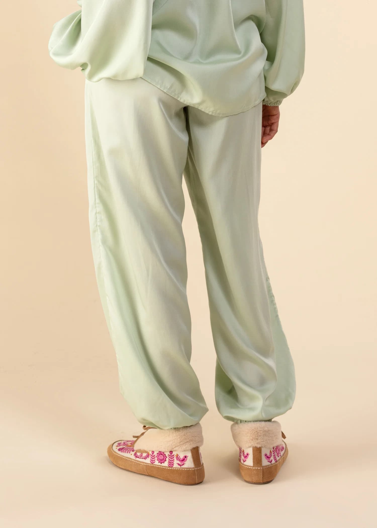 Willow Pyjamasbyxor i modal (TENCEL™) - Grön 5 - Indiska