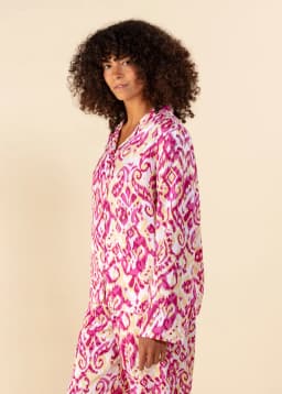 Hazel Printed Shirt - PINK