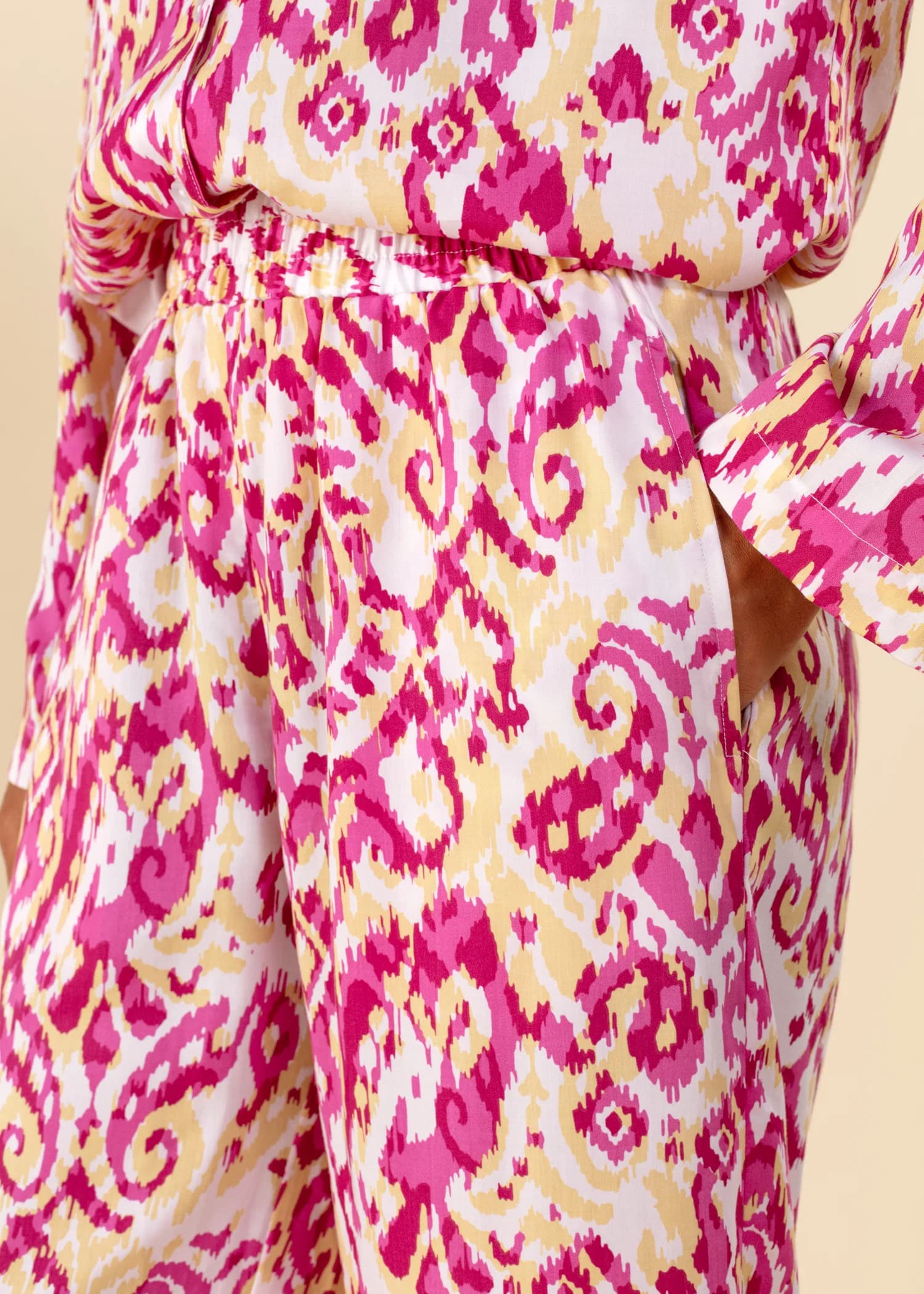 Hazel Pyjamasbyxor i Modal (TENCEL™) - Rosa 2 - Indiska
