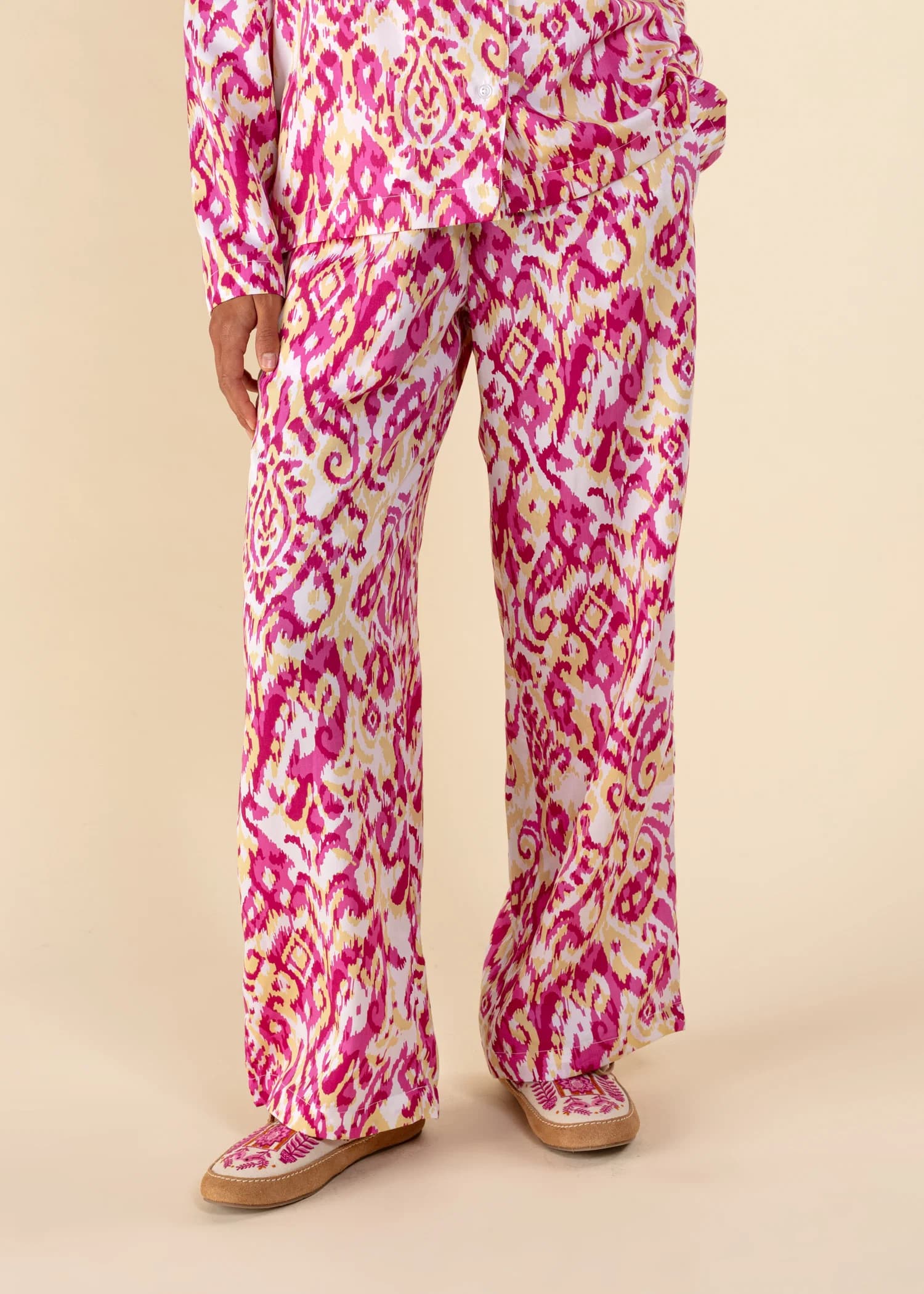 Hazel Pyjamasbyxor i Modal (TENCEL™) - Rosa 3 - Indiska