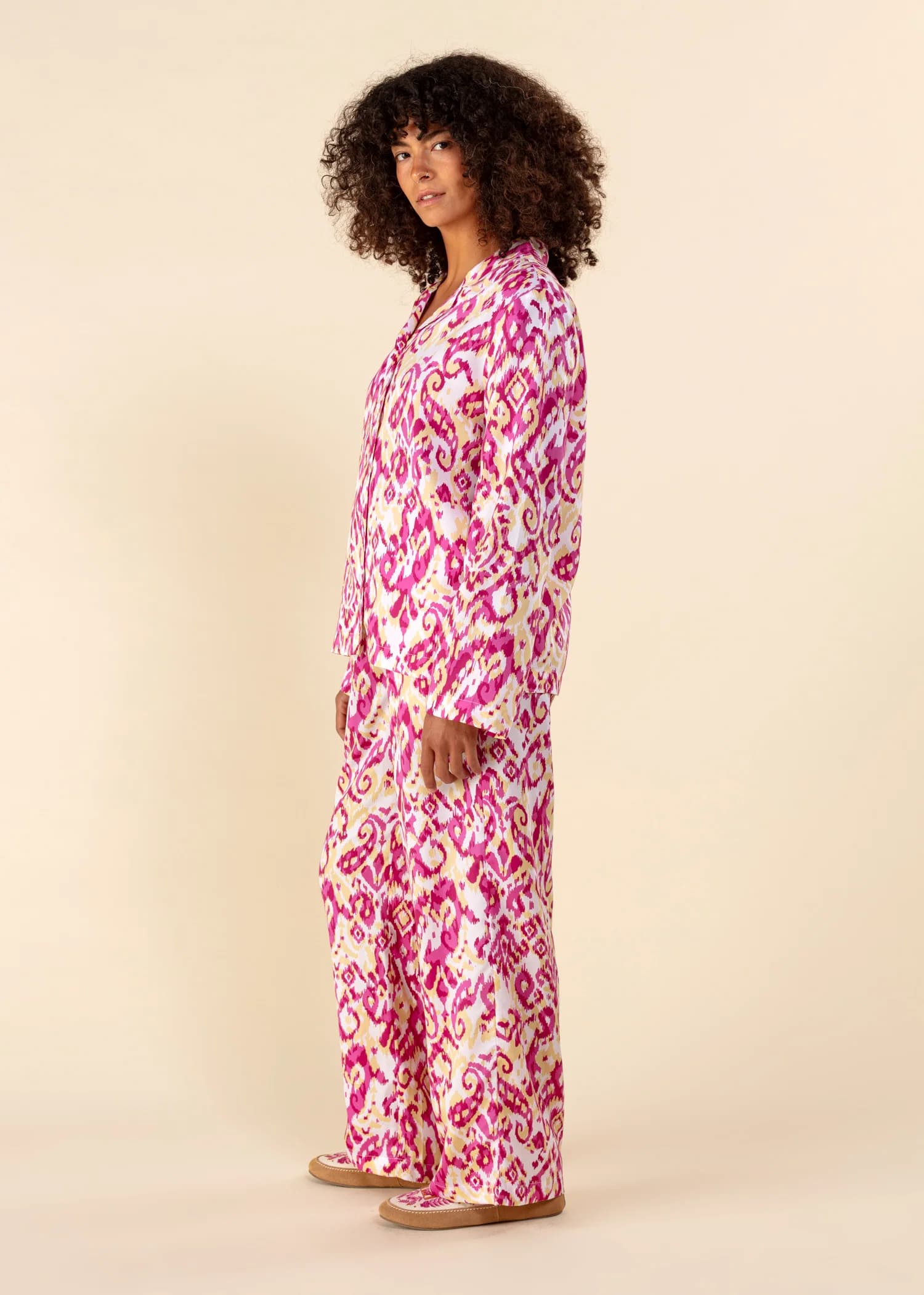 Hazel Pyjamasbyxor i Modal (TENCEL™) - Rosa 4 - Indiska