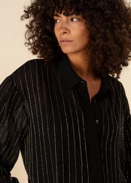 CARDI SHIRT - BLACK