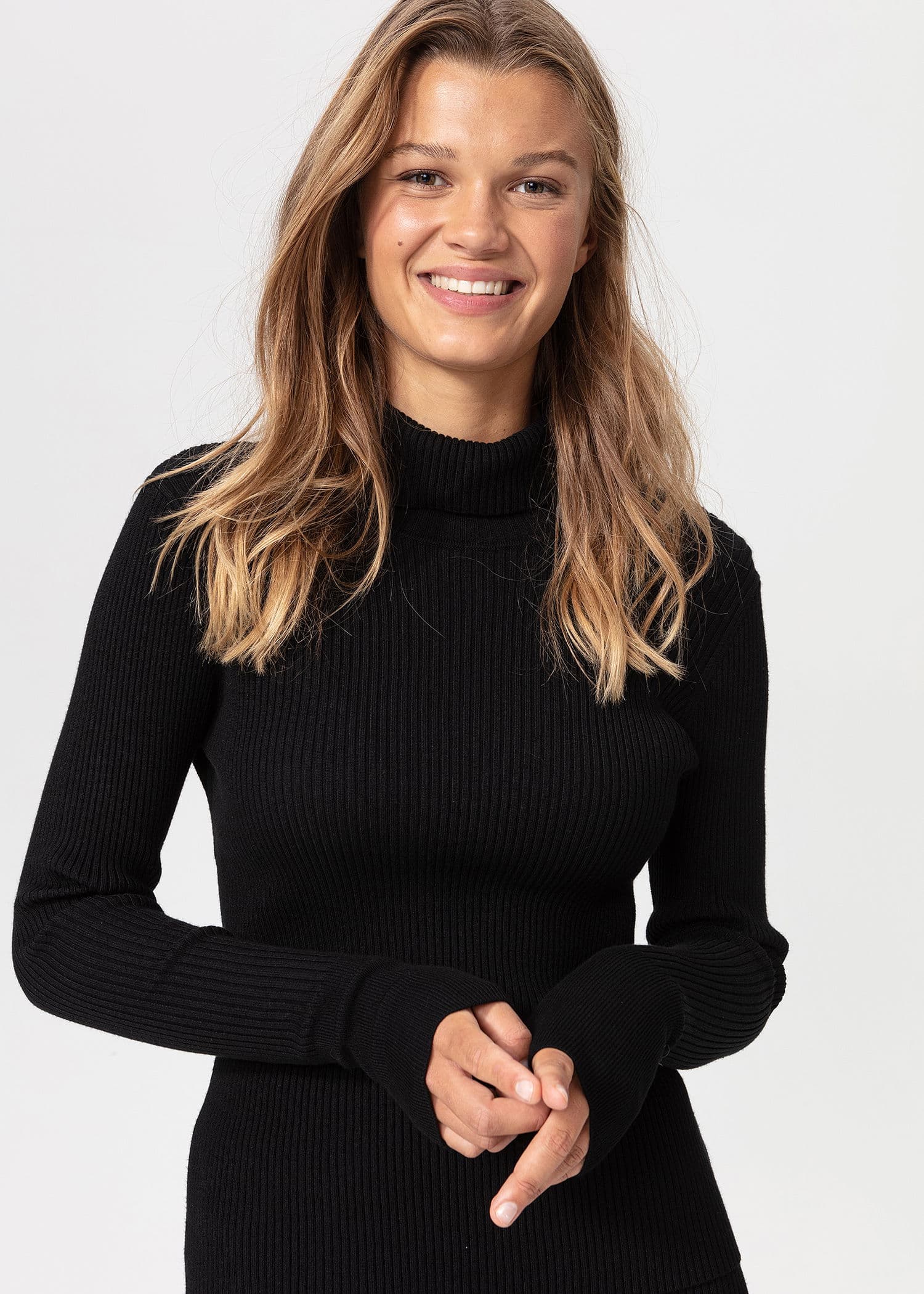 ADHIRA RIBB - Black
