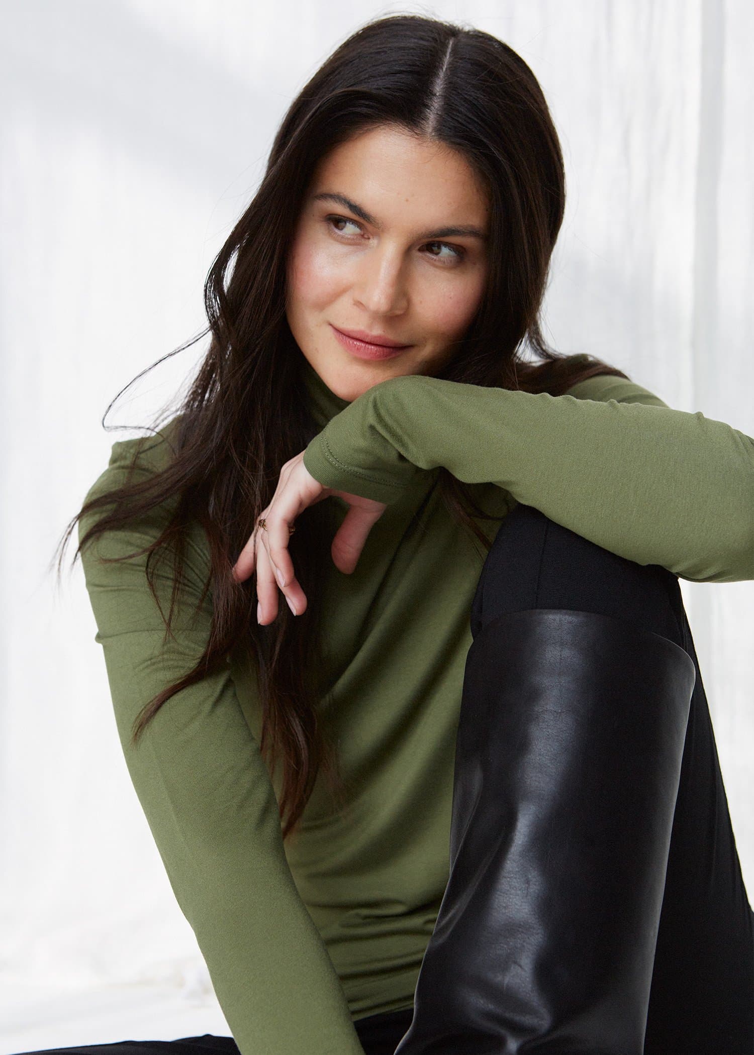 TRUDY TOP - GREEN