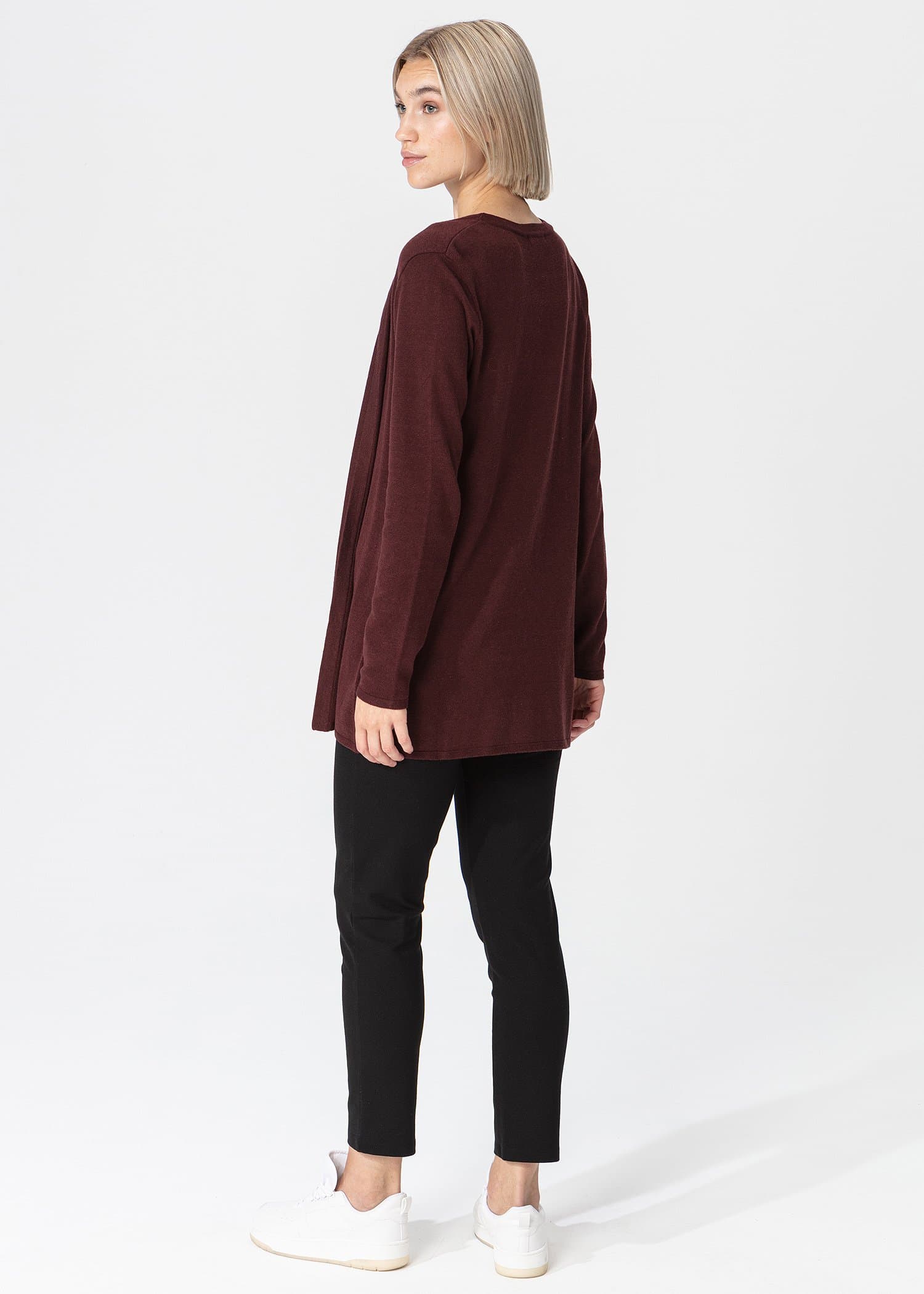 Pernilla Cardigan - BURGUNDY