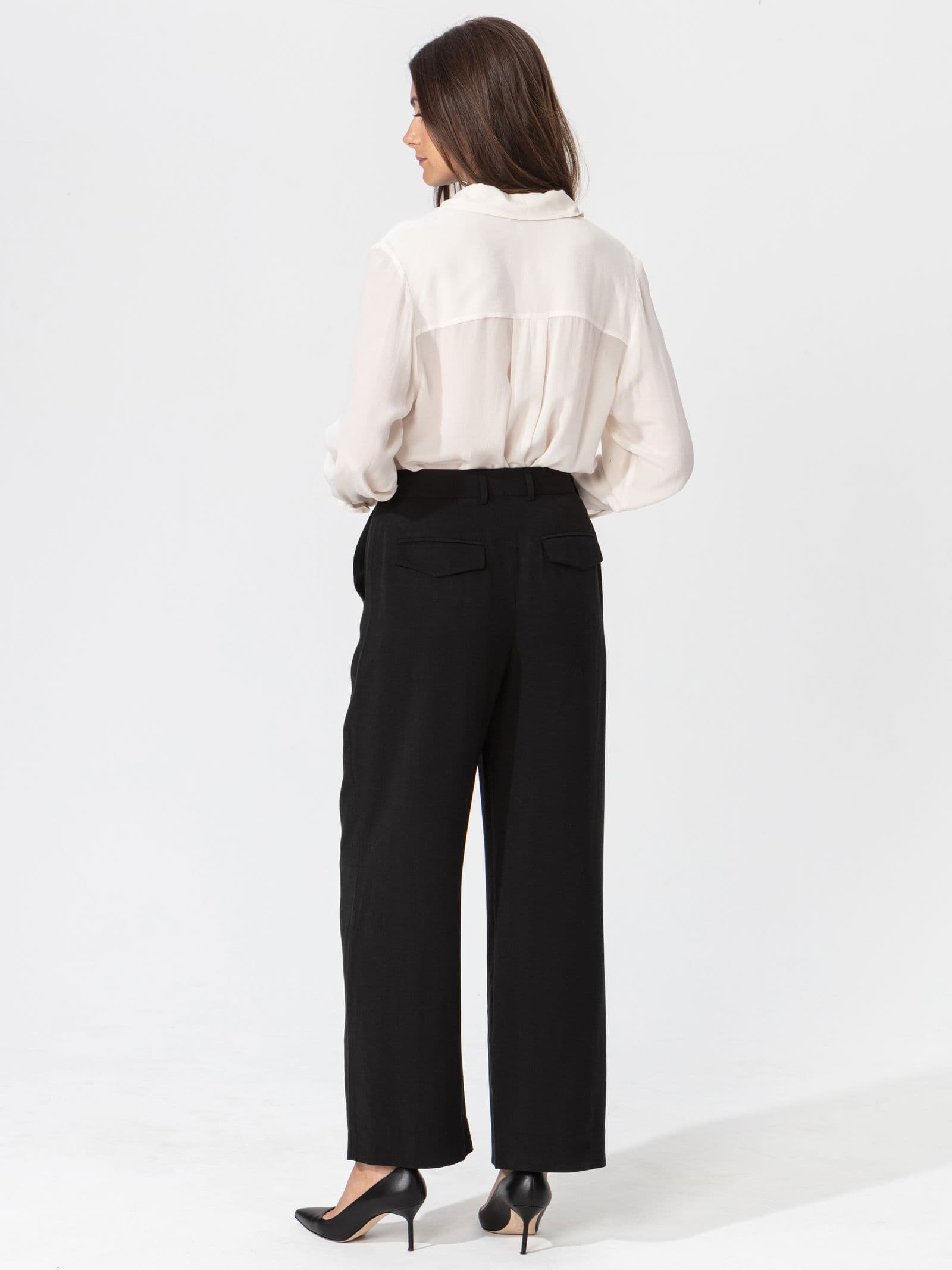 EBBA SUIT TROUSERS - Black