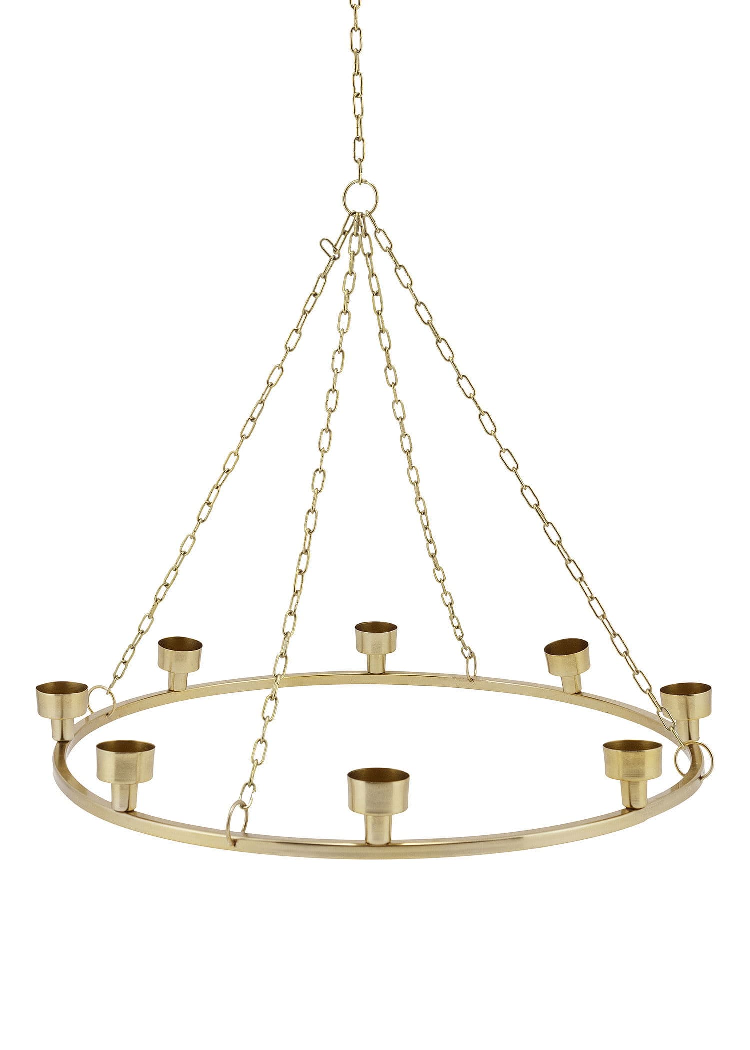 LOTICA CHANDELIER - BRASS