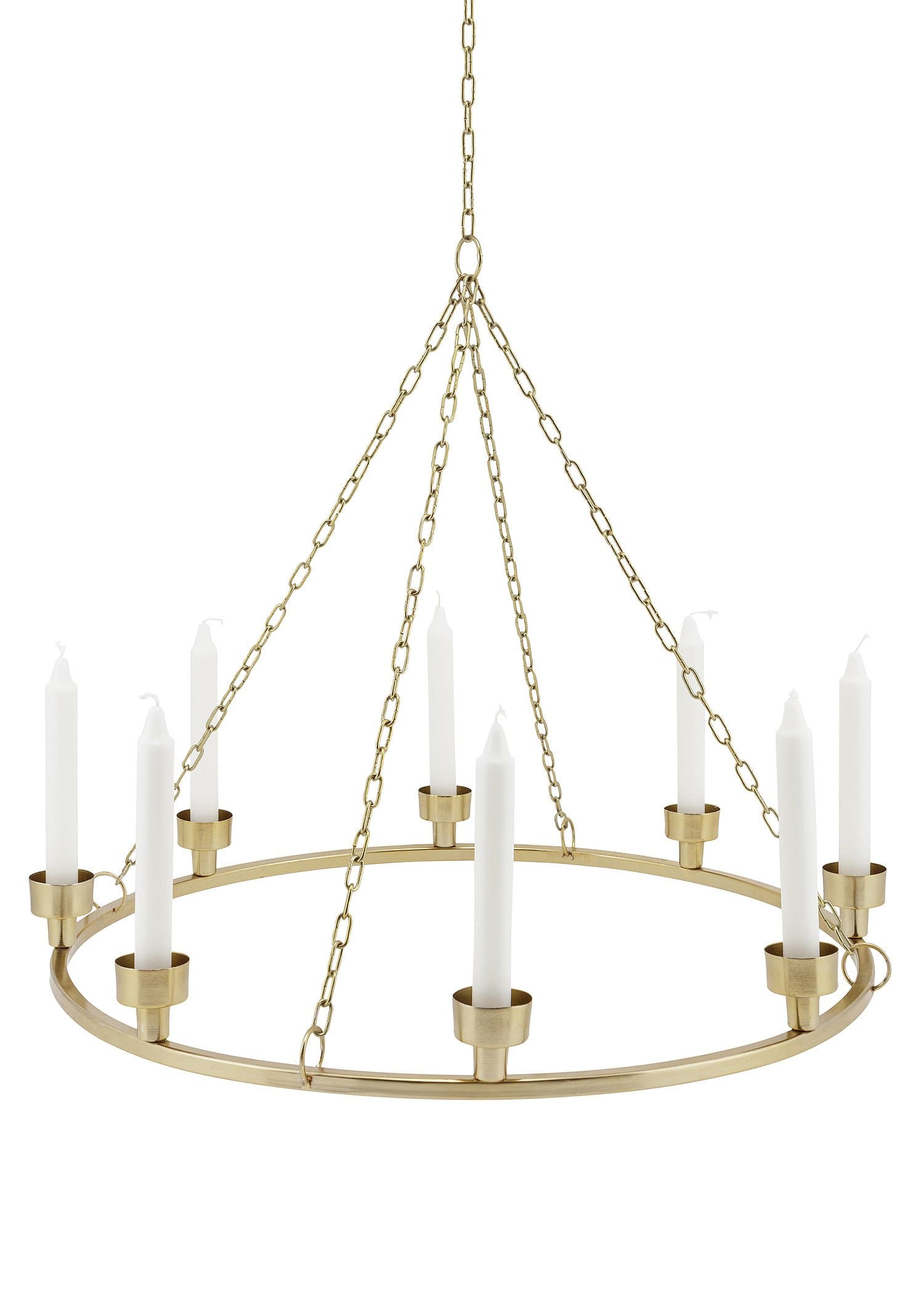 LOTICA CHANDELIER - BRASS