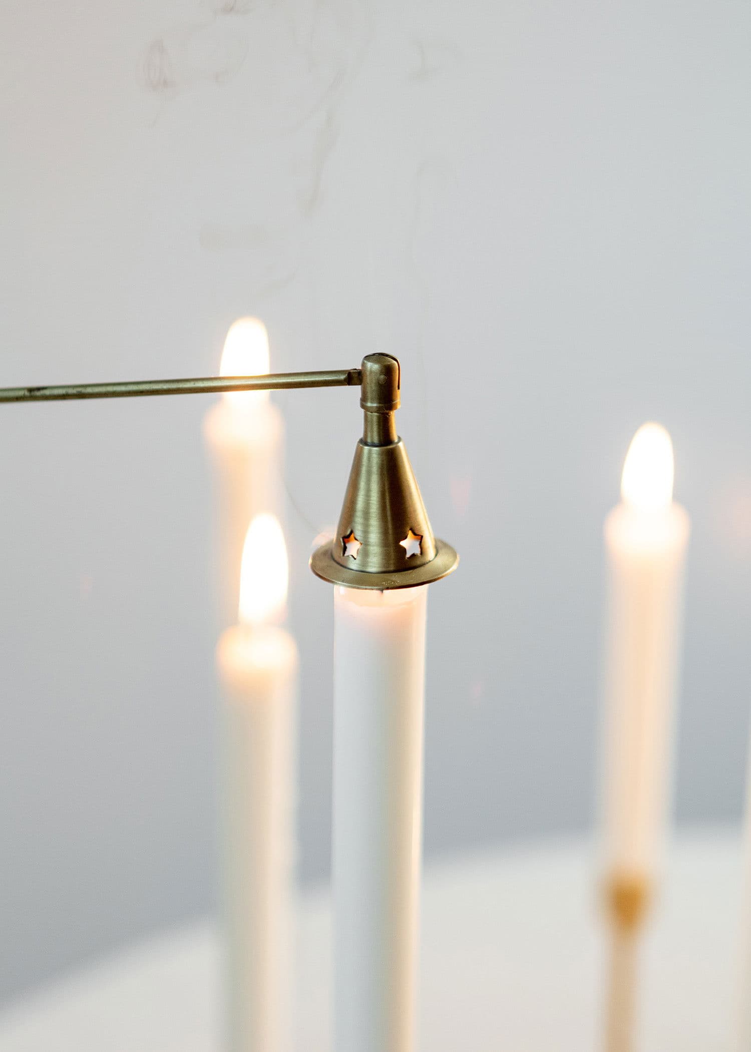 CANDLE STAR SNUFFER - BRASS