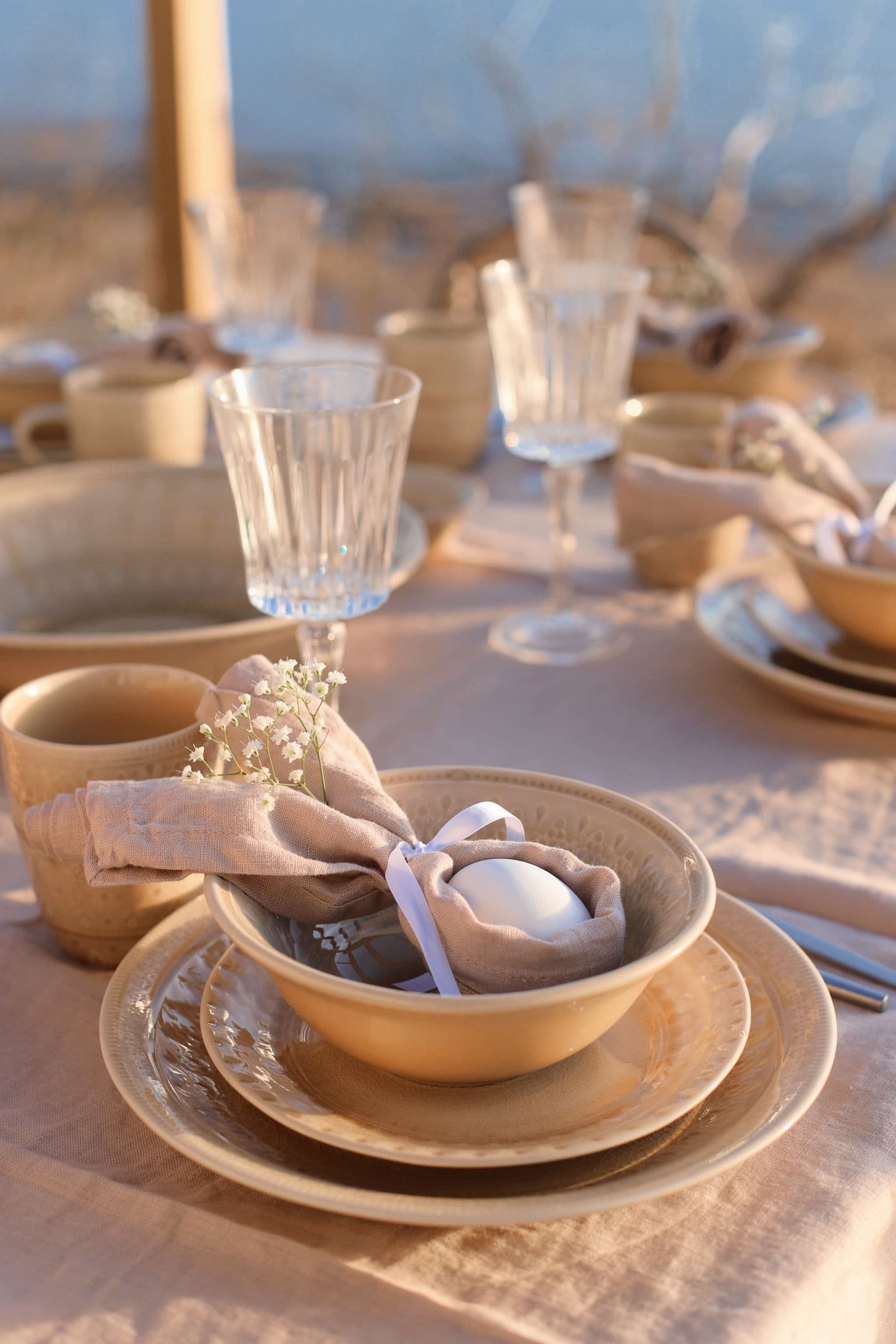 CHENNAI BOWL - TAUPE