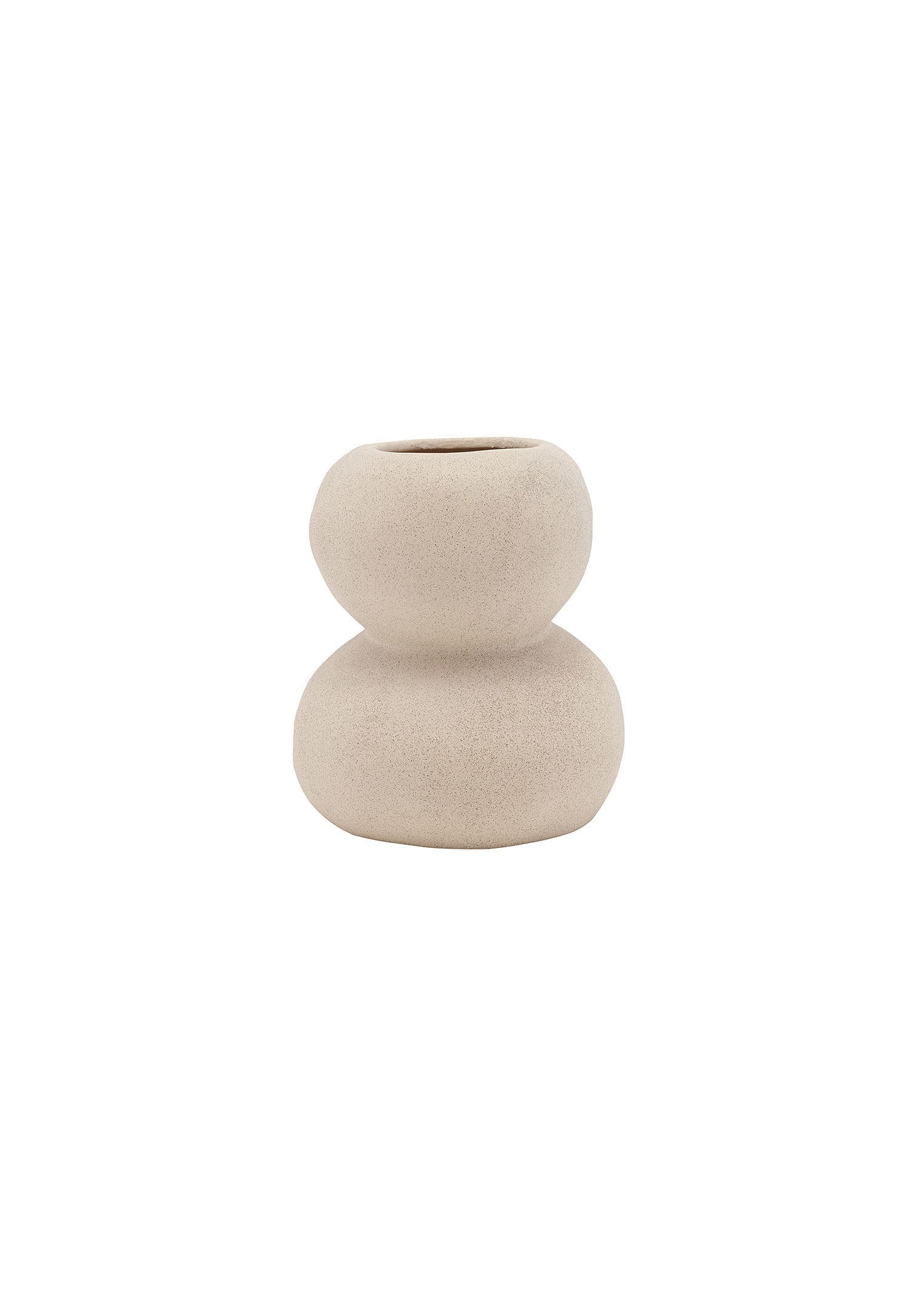 ANTIM VASE ROUND - BEIGE