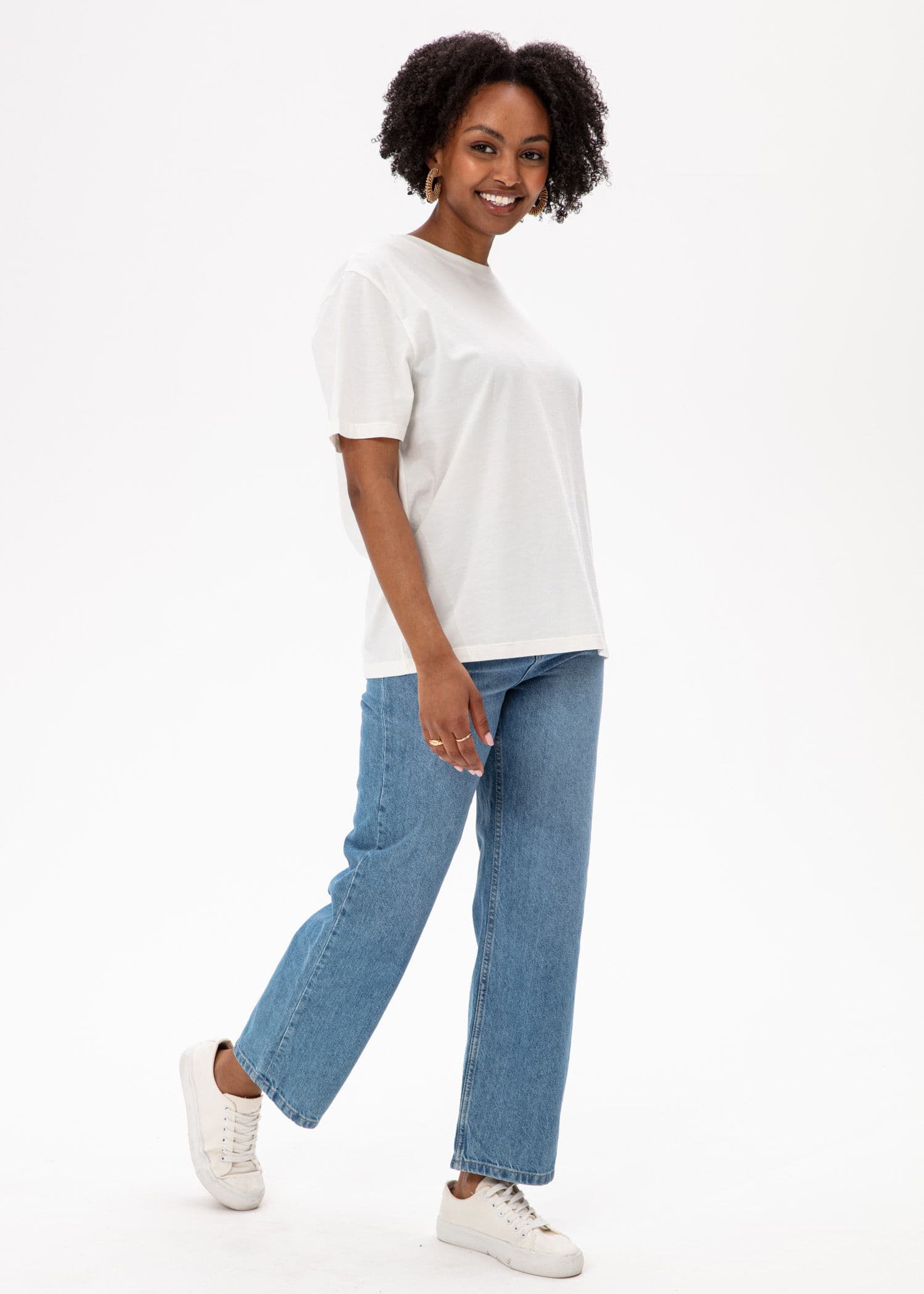 Heather tee 231 - WHITE