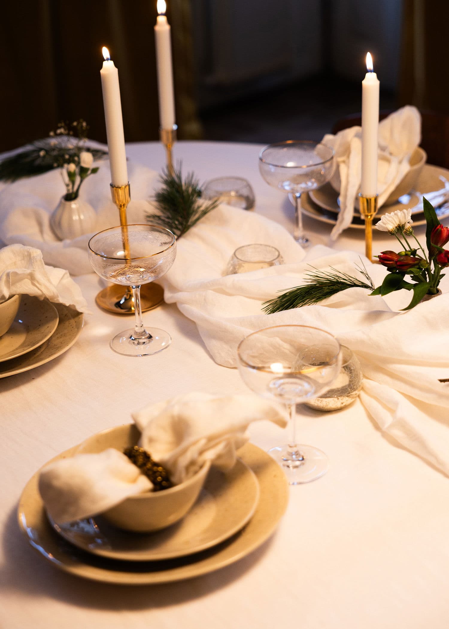 LIN TABLECLOTH - OFFWHITE