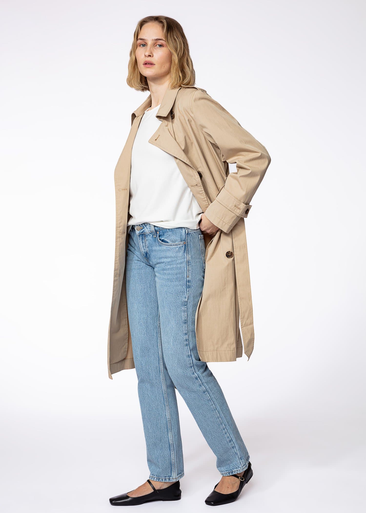 Katie trench - BEIGE