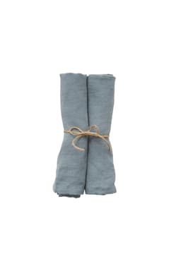 Lin Napkin 2p - Dusty Blue