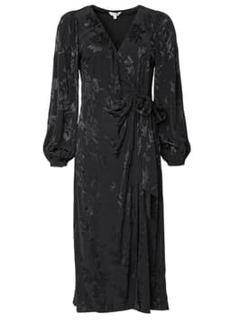 Raina dress jaquard - Black