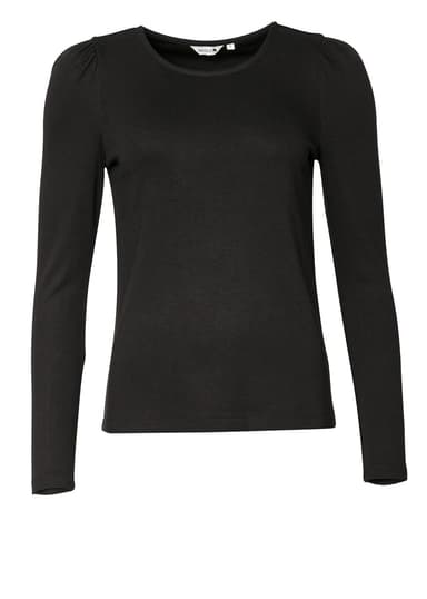 GWEN Langermet jerseytopp - Svart 10 - Indiska