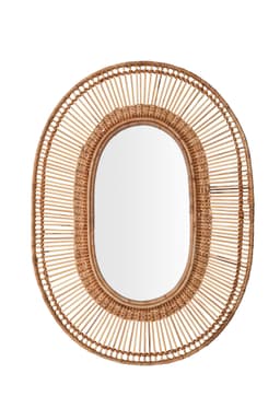 Amita Bamboo Mirror - NATURAL