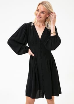Rianna ls dress - Black