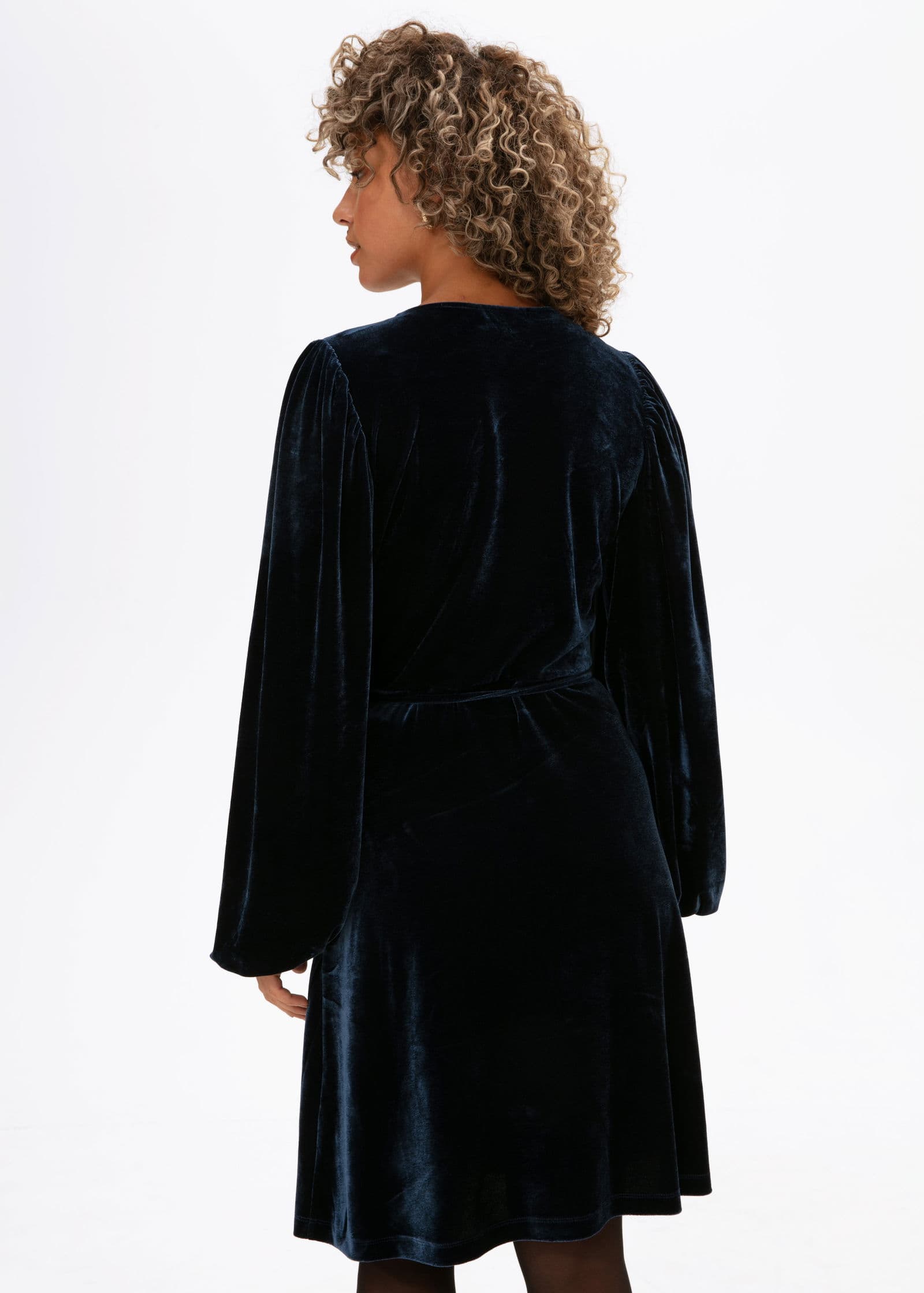 Senja tunic velour - BLUE