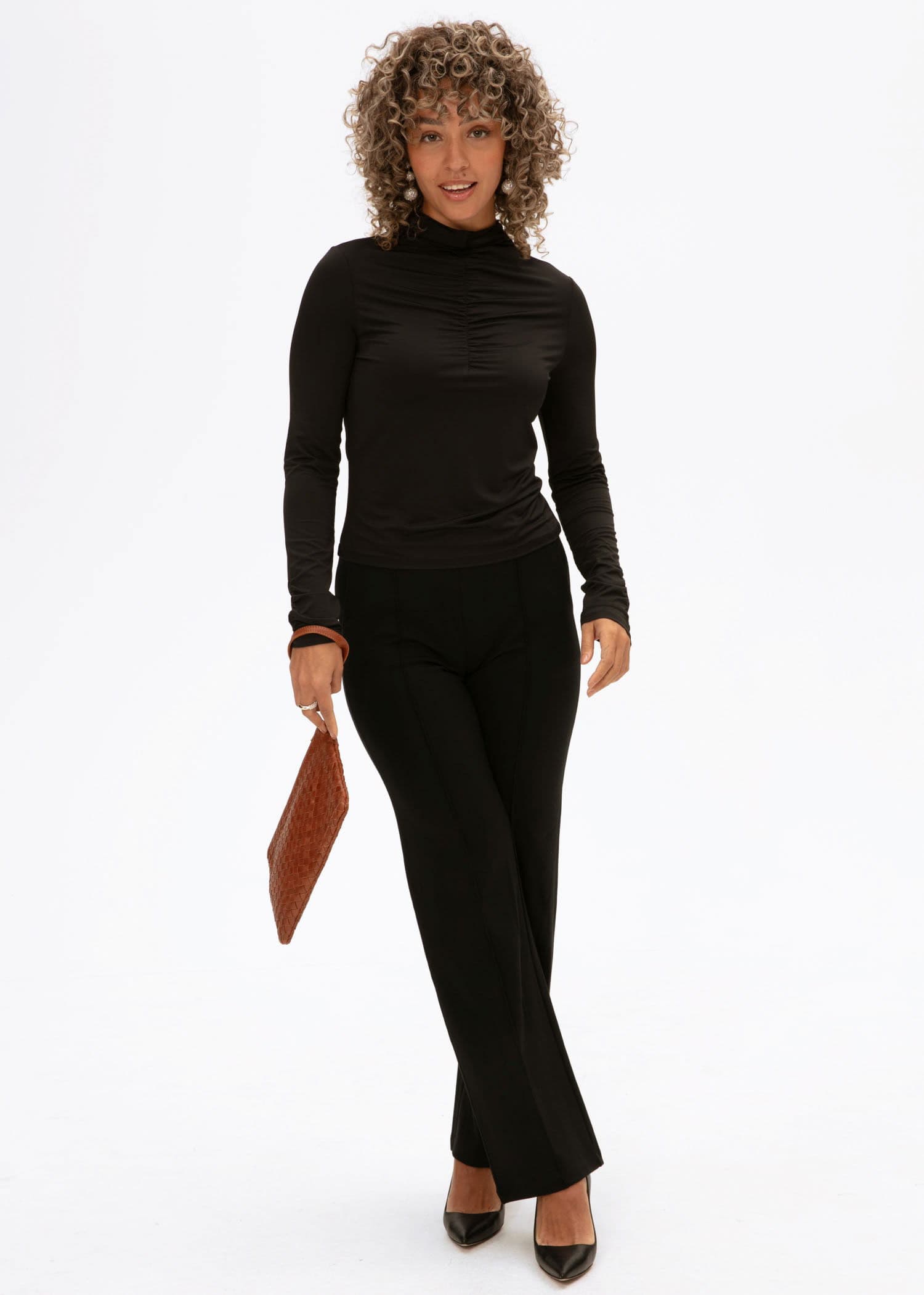 Nessa top - Black