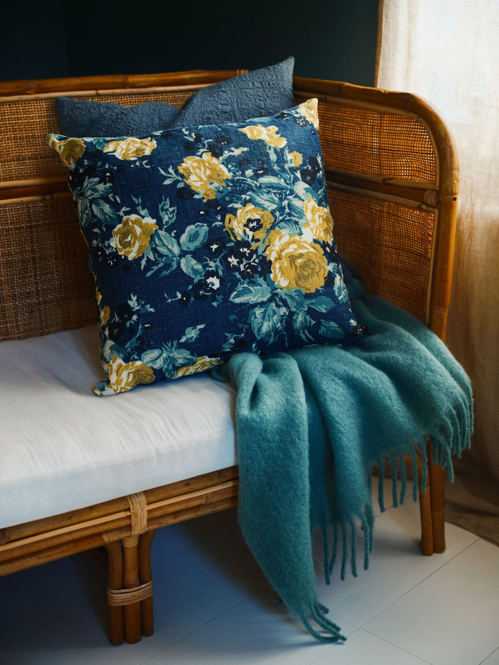 Vindhya Blanket - Aqua