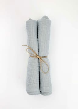 Minni Napkin 2p - DustyblueGrey