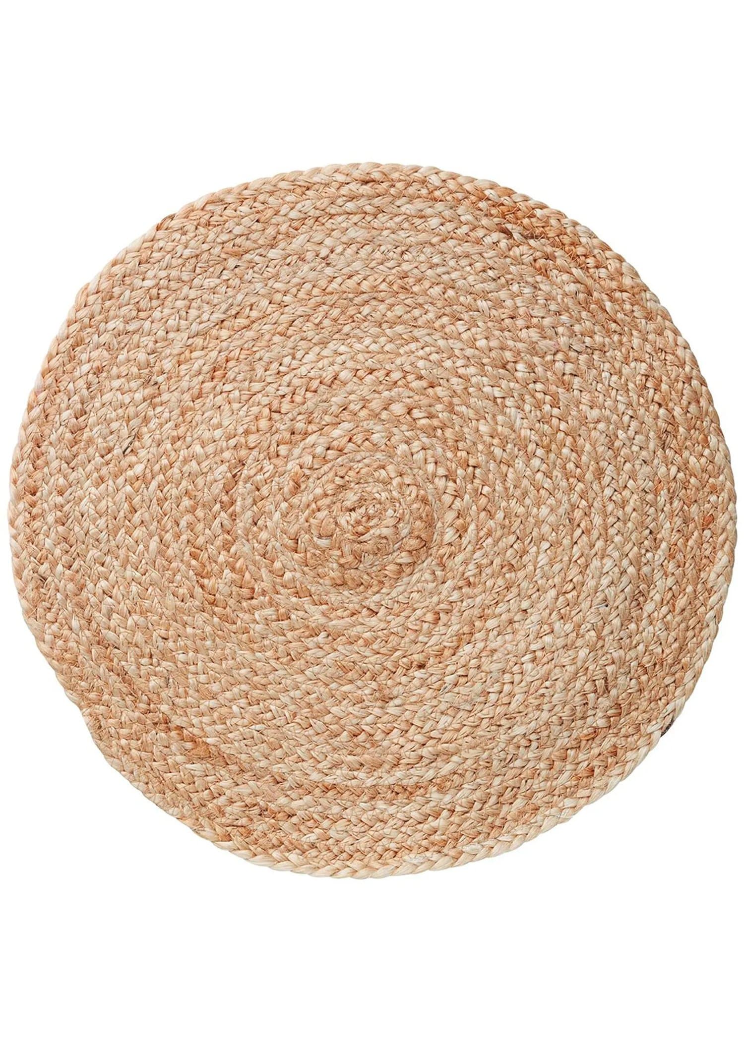 JUTE ROUND PLACEMAT - NATURAL