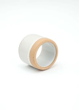NOUR NAPKIN RING - Crème
