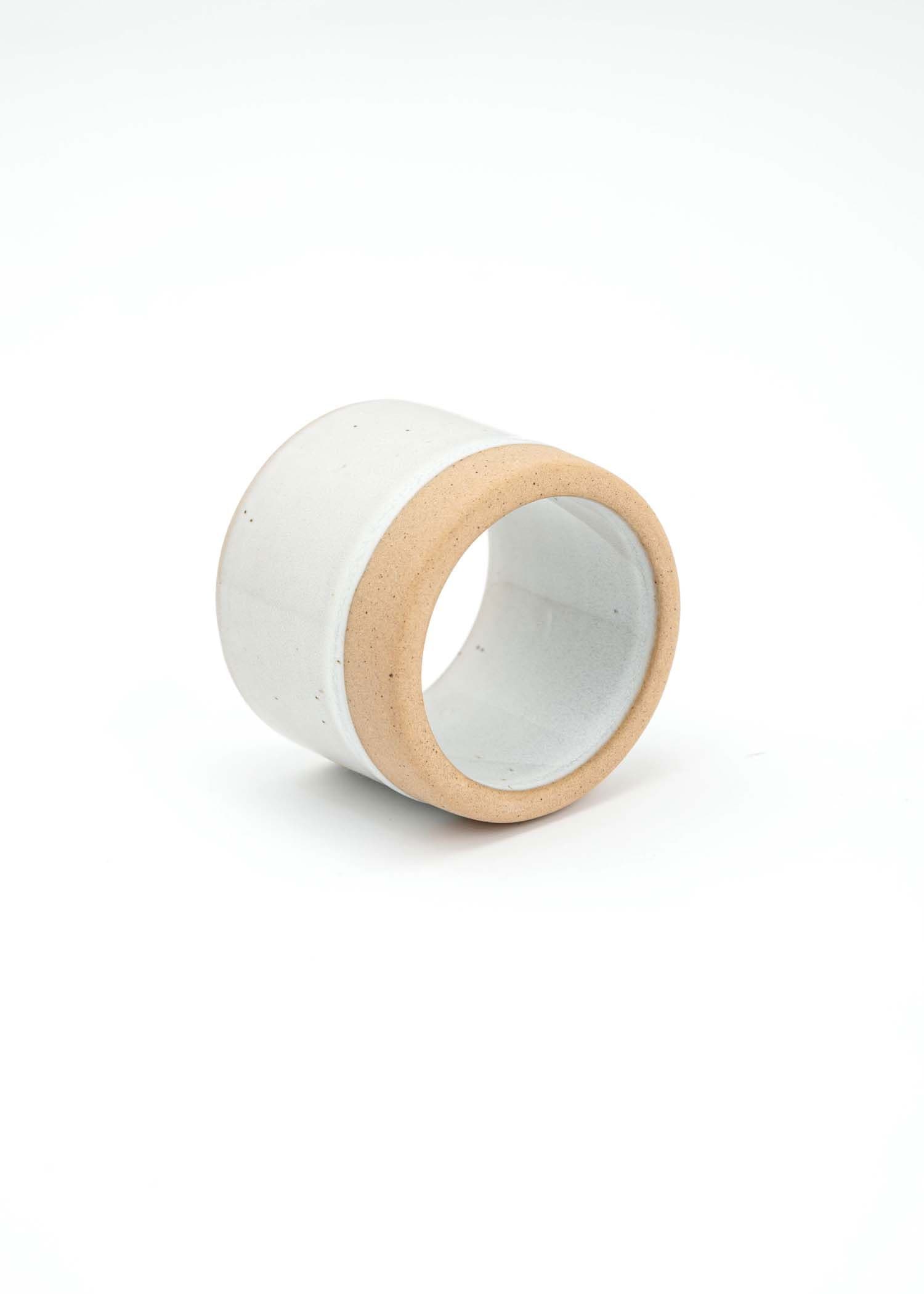 NOUR NAPKIN RING - Crème