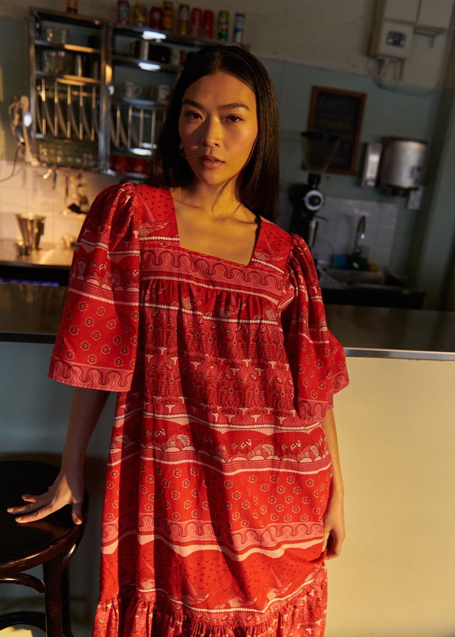 Khalo dress - RED