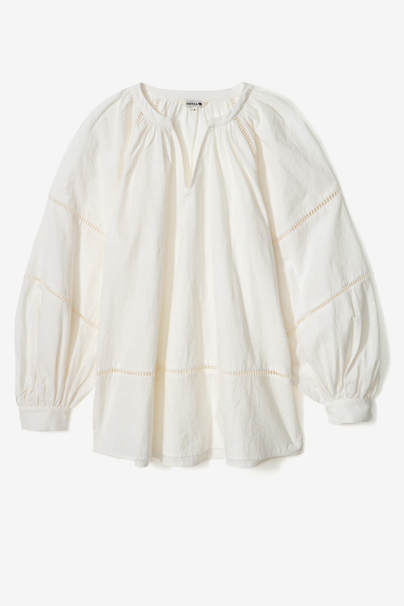 Taytum lace blouse - WHITE