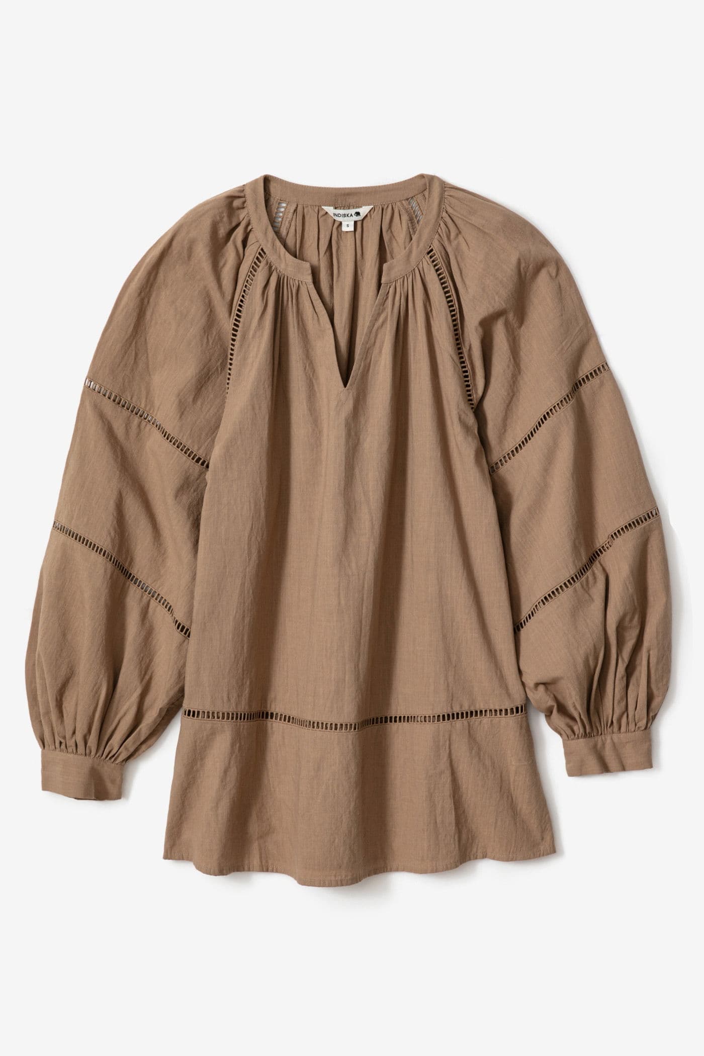 Taytum lace blouse - BEIGE