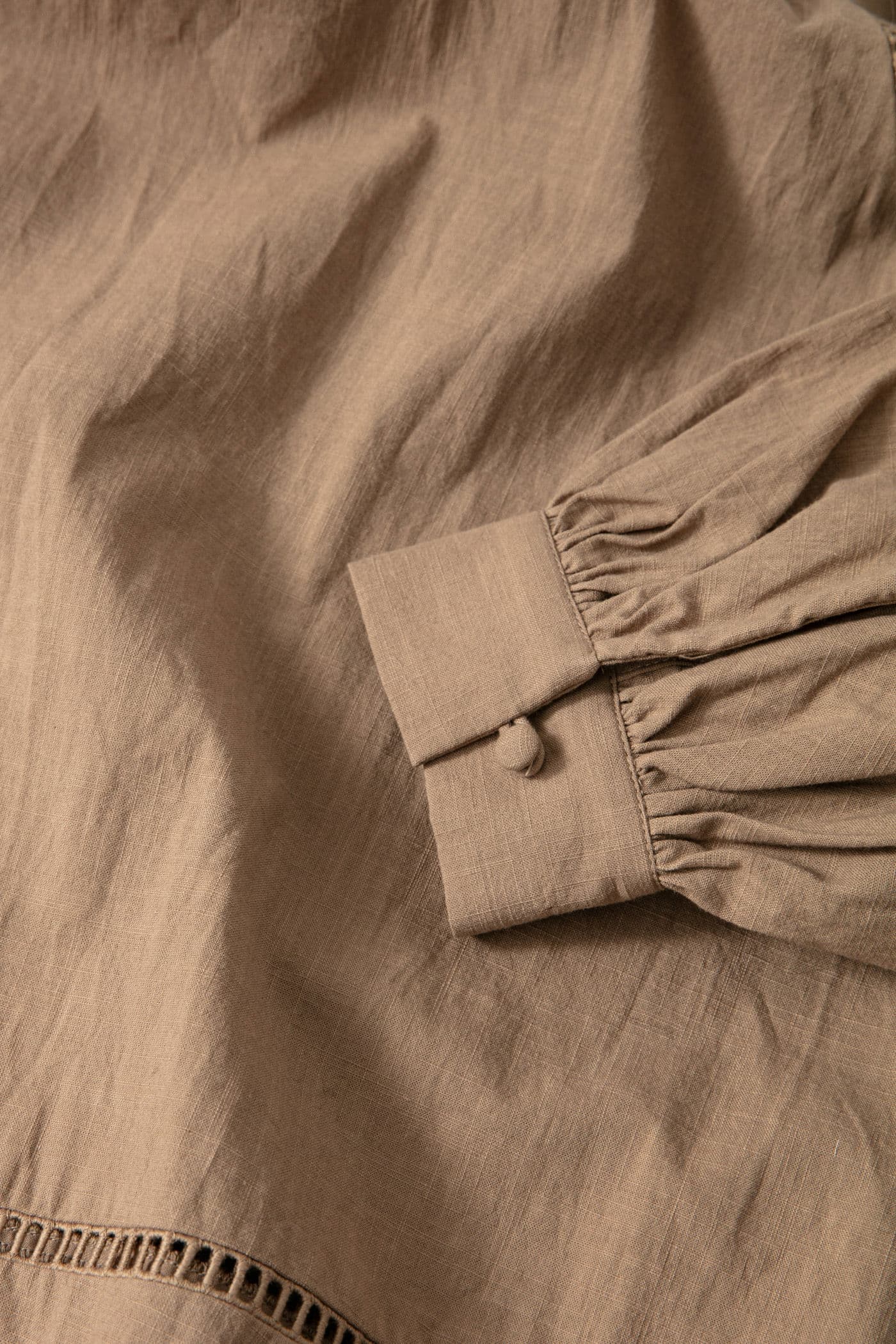 Taytum lace blouse - BEIGE