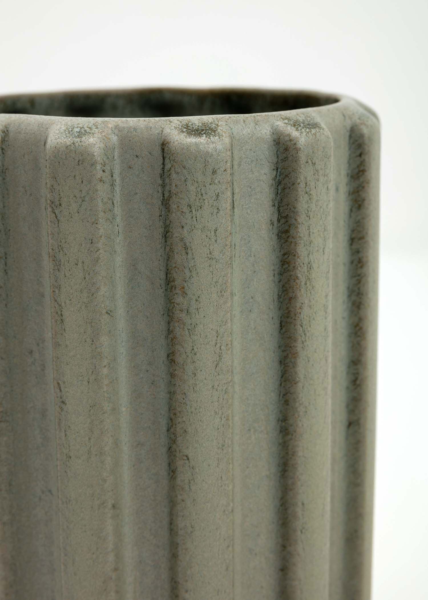 STELLA VASE - DKGREEN