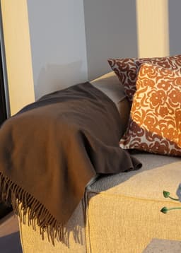 PENNY BLANKET - BROWN
